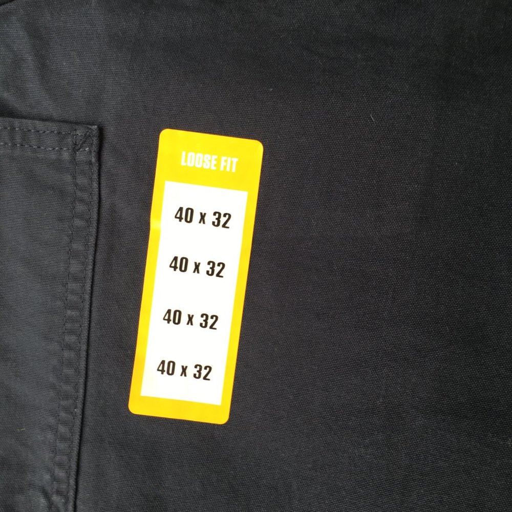 Tags Detached-Men- Carhartt Pants 40x32 Loose Fit Canvas Utility Work - Picture 2 of 7